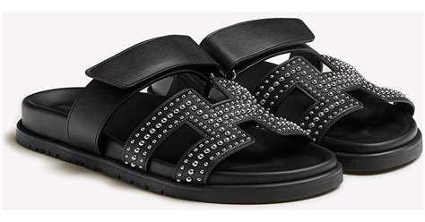 hermes studded sandals|authentic Hermes sandals.